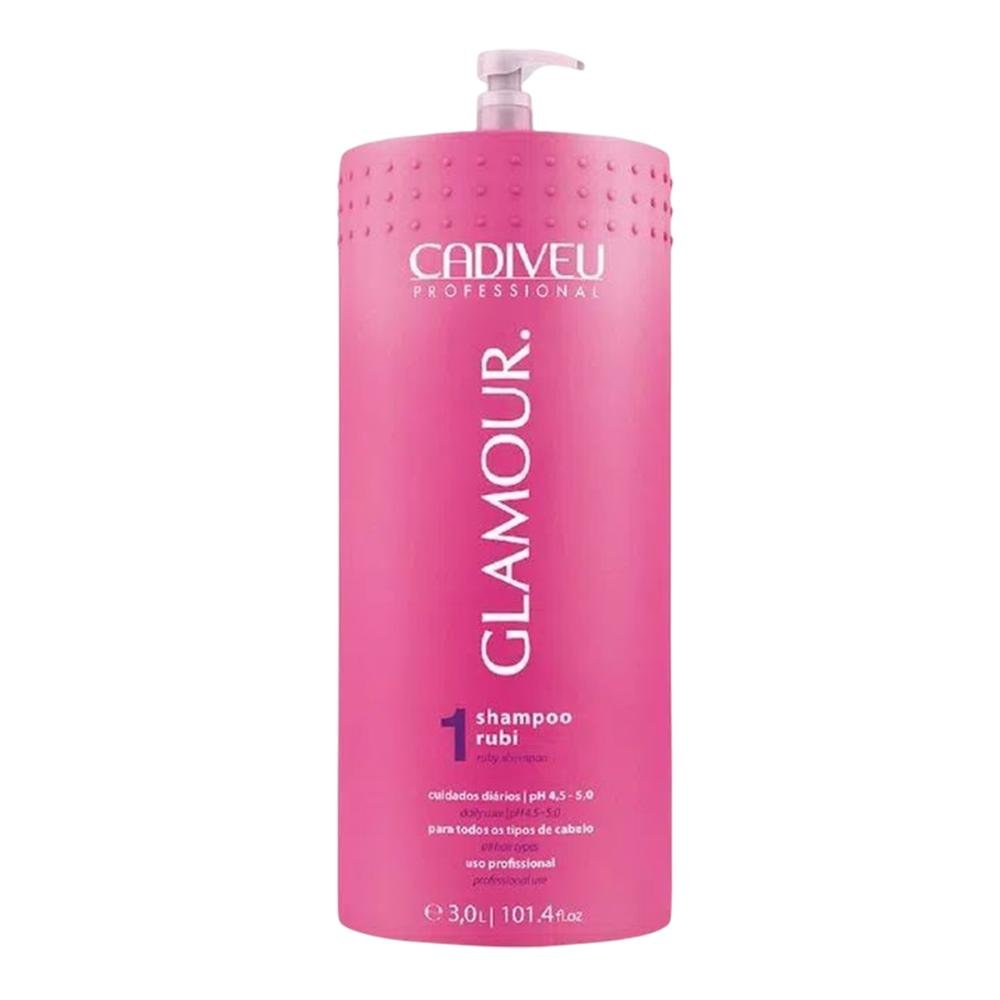 Shampoo Glamour Rubi 3L - Cadiveu Professional 3L 1