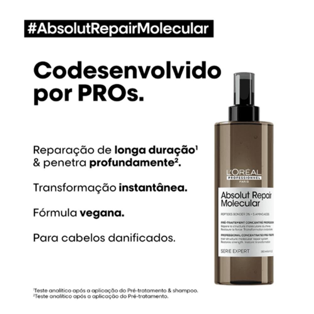 Absolut Repair Molecular Pré-Shampoo Tratamento 190ml - L'Óreal 190ml 2