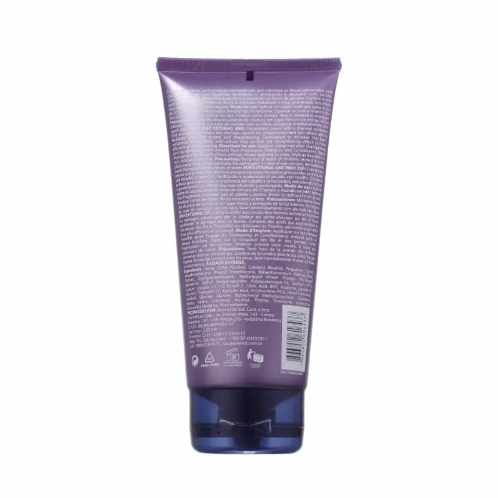 Creme Amend Expertise Defrizante Pós Progressiva 180g 180g 2