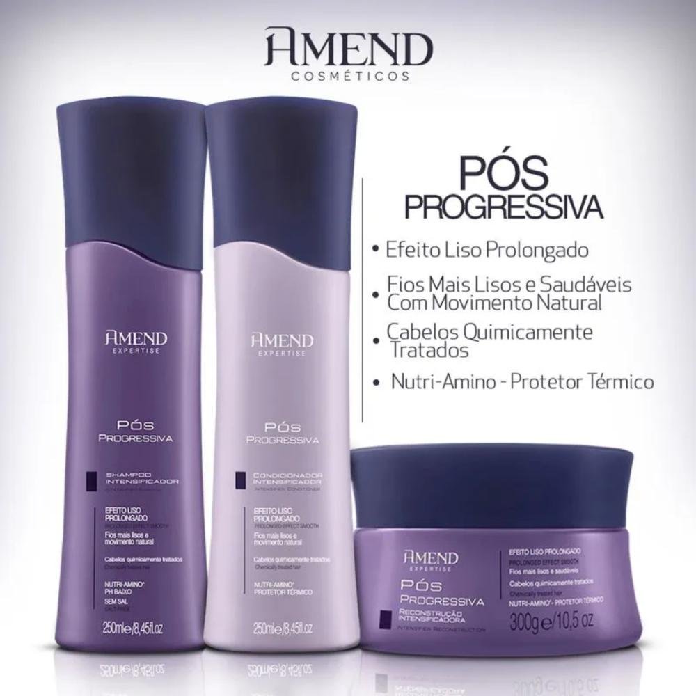 Creme Amend Expertise Defrizante Pós Progressiva 180g 180g 3
