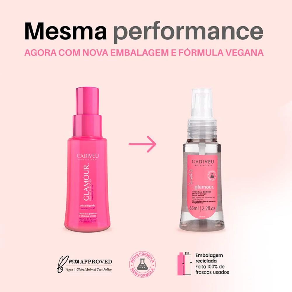 Kit 2 Reparadores Glamour 65ml - Cadiveu Profissional 65ml 2