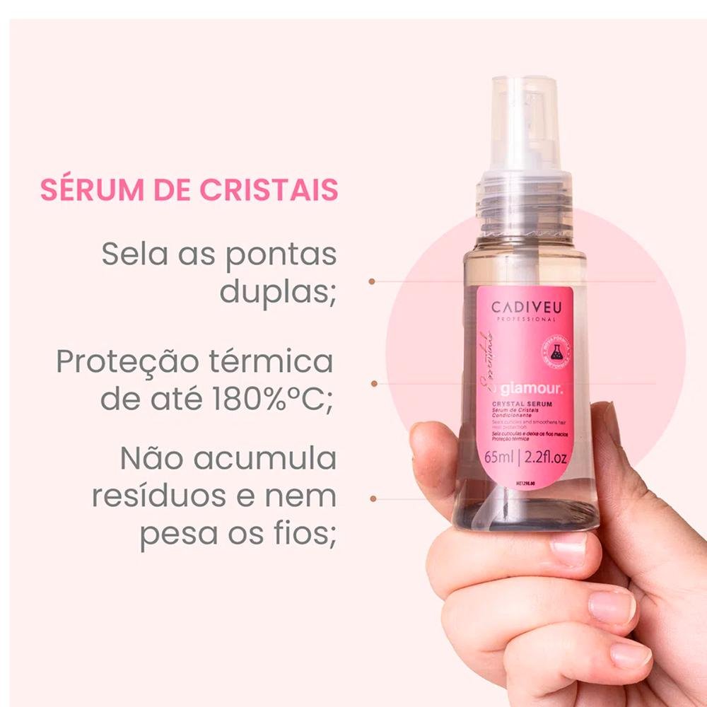 Kit 2 Reparadores Glamour 65ml - Cadiveu Profissional 65ml 3