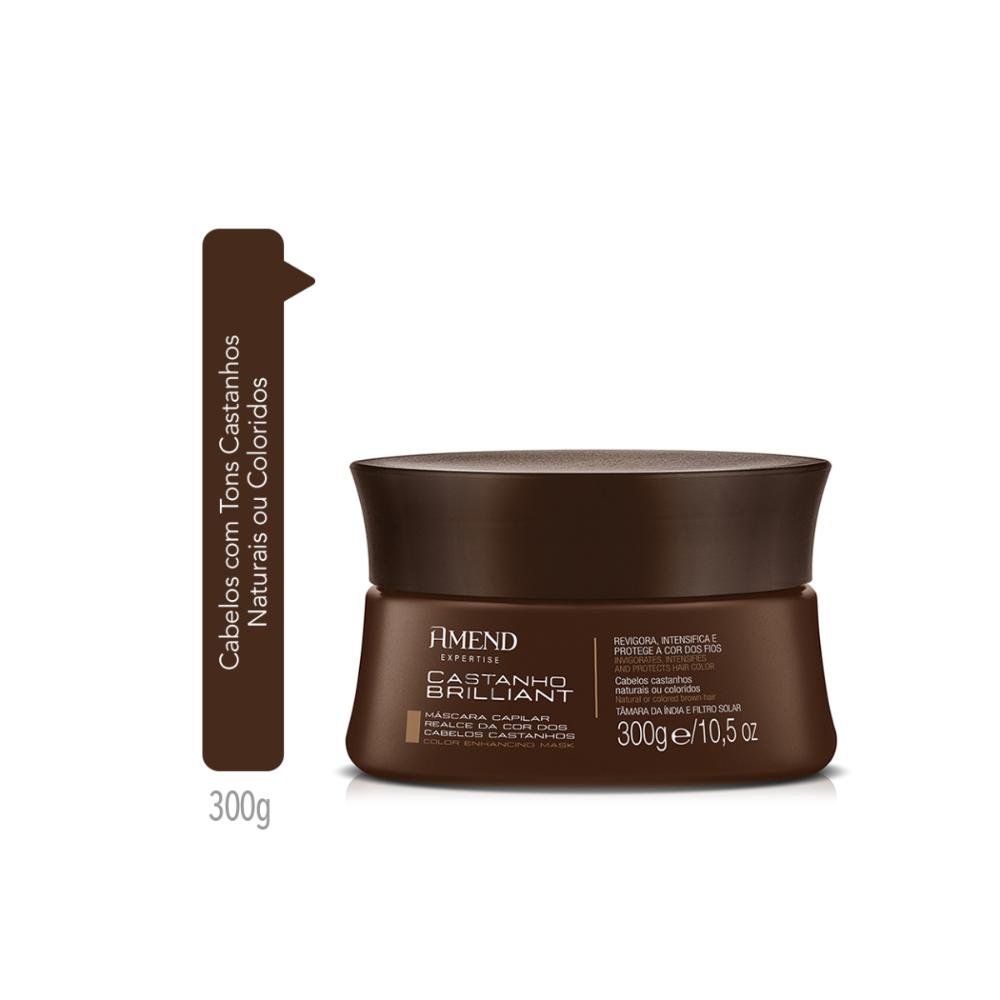 Máscara Amend Expertise Realce da Cor Castanho 300g 300g 2