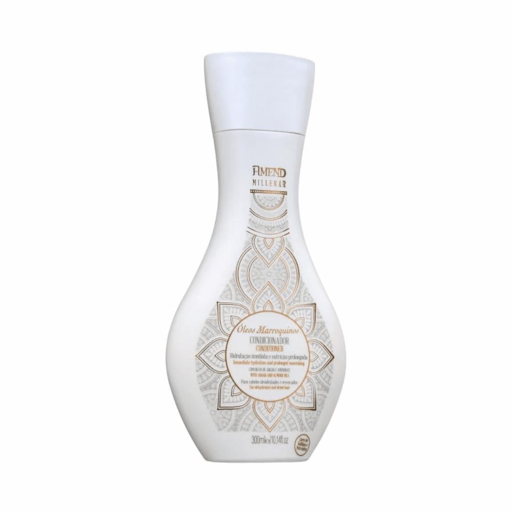 Kit Milenar Oil Marroquinos Shampoo e Condicionador 300ml + Balm 180g - Amend ÚNICO 3