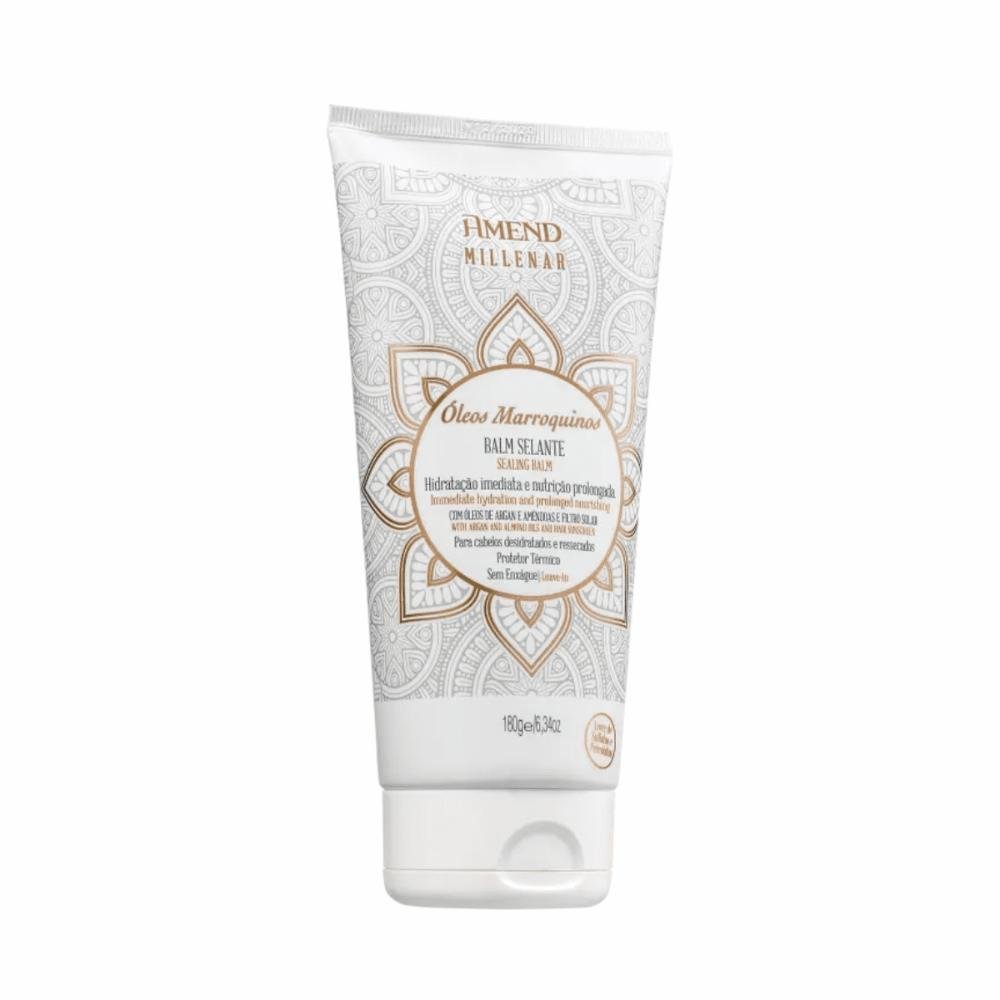 Kit Milenar Oil Marroquinos Shampoo e Condicionador 300ml + Balm 180g - Amend ÚNICO 4