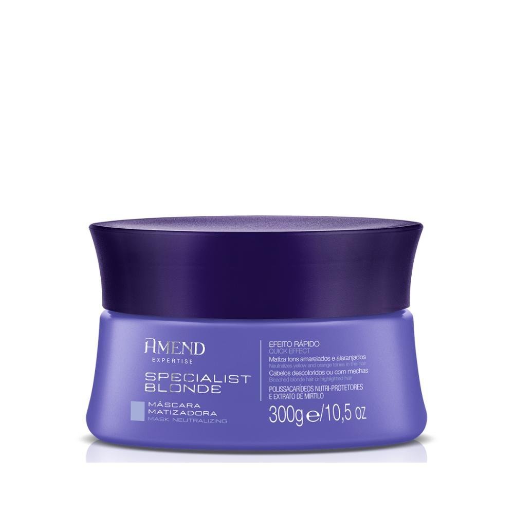Kit Shampoo e Máscara Specialist Blonde - Amend ÚNICO 2