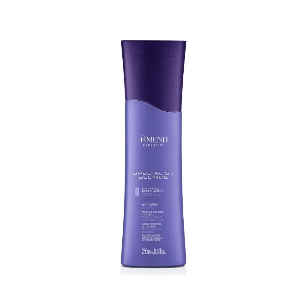 Kit Shampoo e Máscara Specialist Blonde - Amend ÚNICO 3
