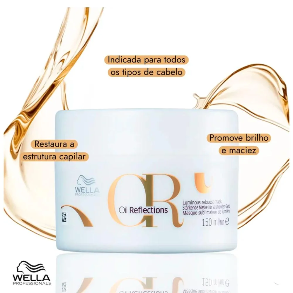 Máscara Capilar Oil Reflections Luminous 150ml - Wella 150ml 3
