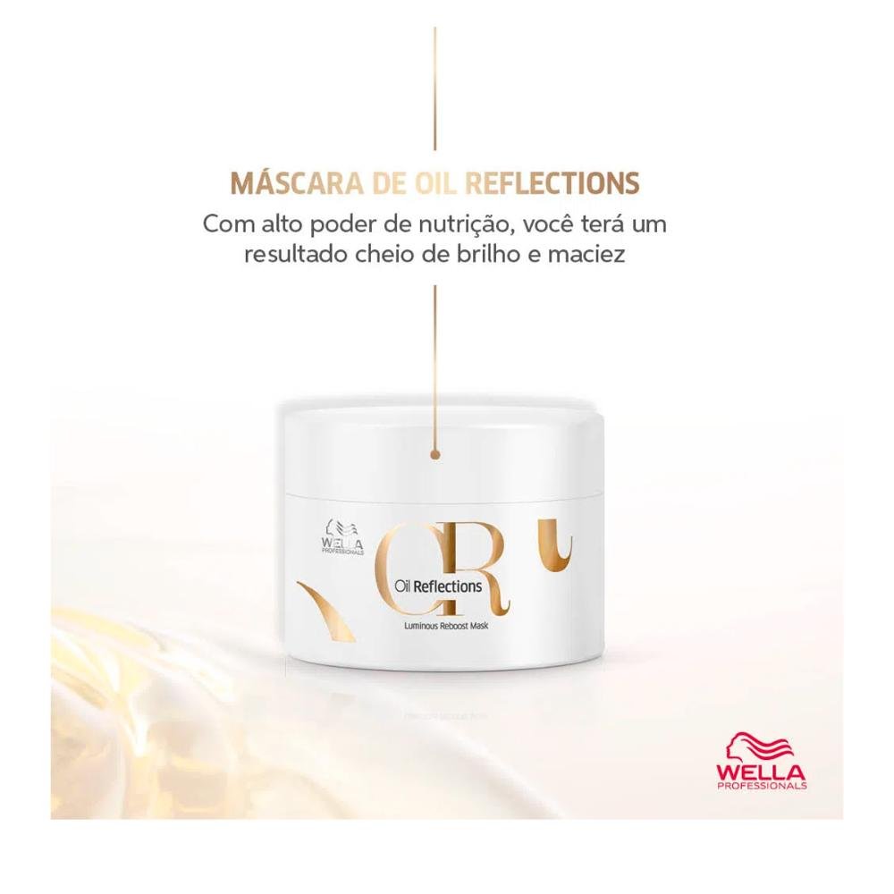 Máscara Capilar Oil Reflections Luminous 150ml - Wella 150ml 4