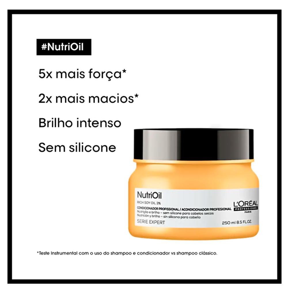 Máscara Expert NutriOil 250ml - L'oreal Professionnel 250ml 4