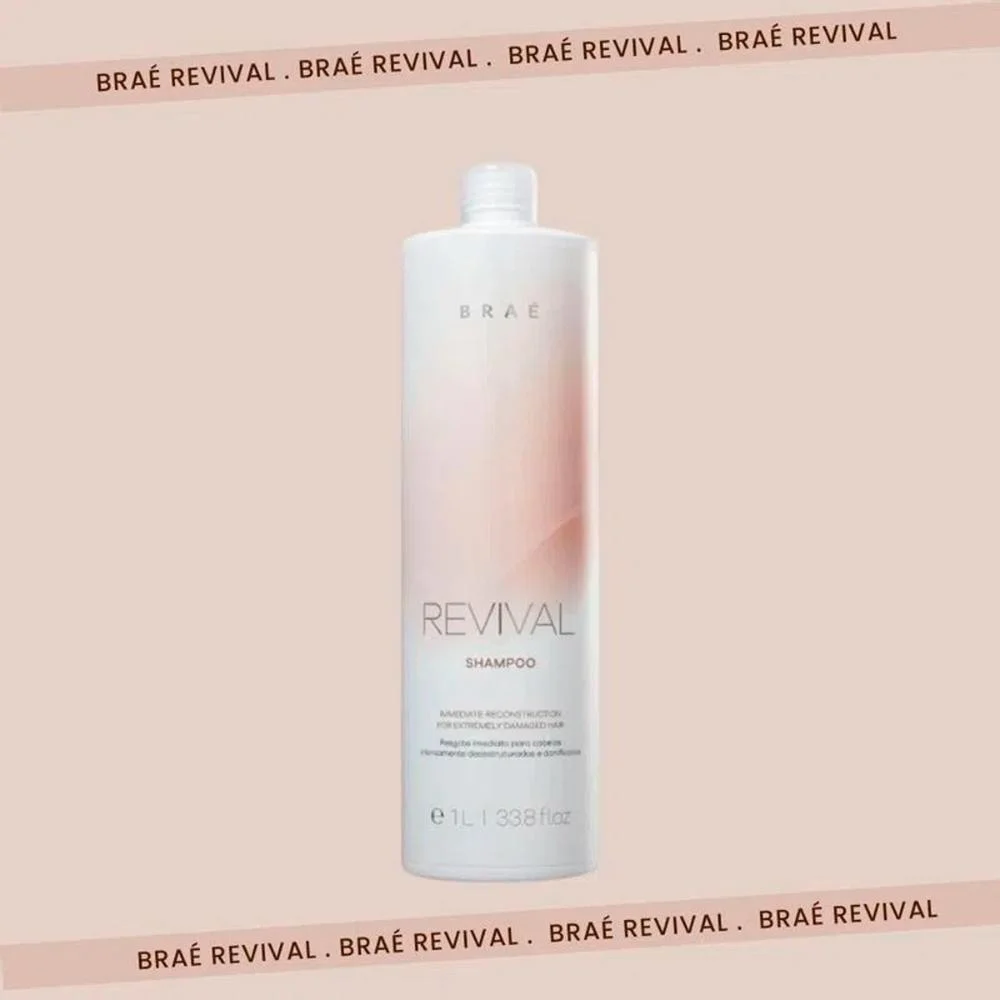 Shampoo Revival Reconstrutor 1L - BRAÉ 1L 3