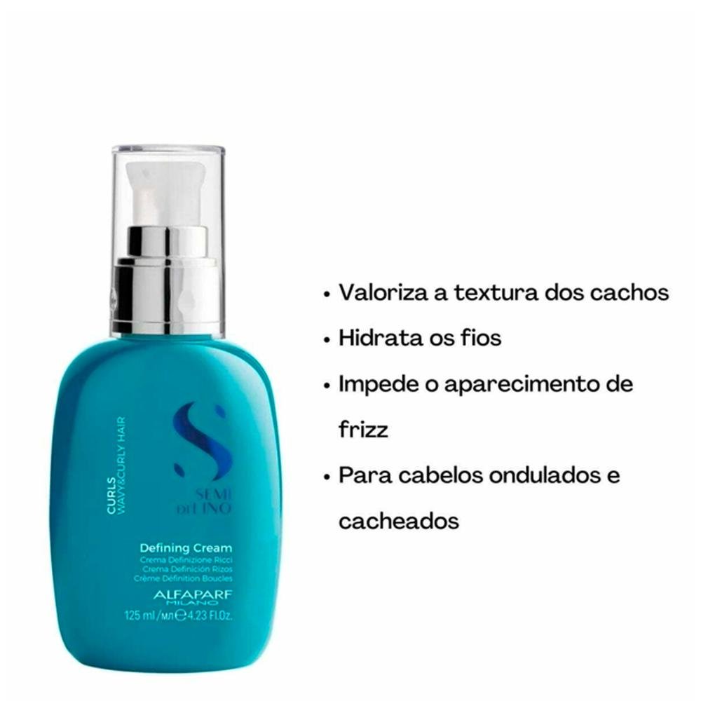 Leave-in Defining Cream Semi Di Lino Curls 125ml - Alfaparf 125ml 3