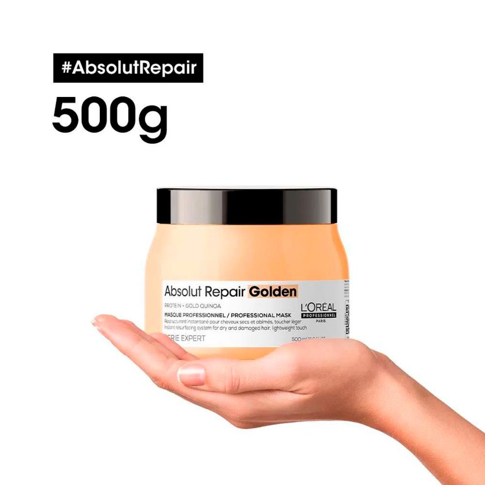 Máscara Expert Absolut Repair Gold Quinoa Light 500g - L'oreal 500g 4