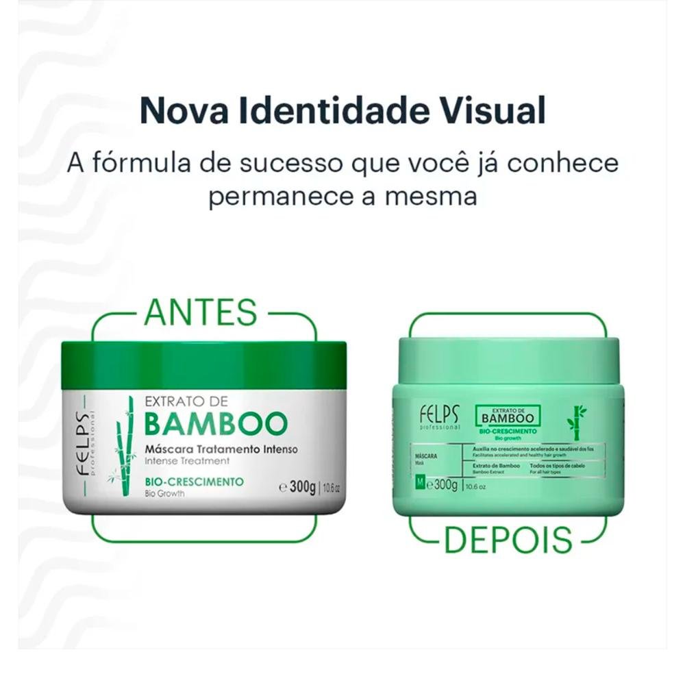 Máscara Extrato de Bamboo 300g - Felps 300g 3