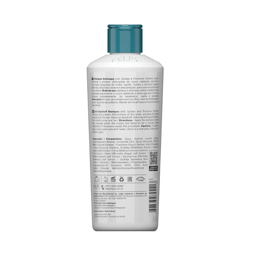 Shampoo Anticaspa Equilíbrio 250ml - Felps 250ml 2