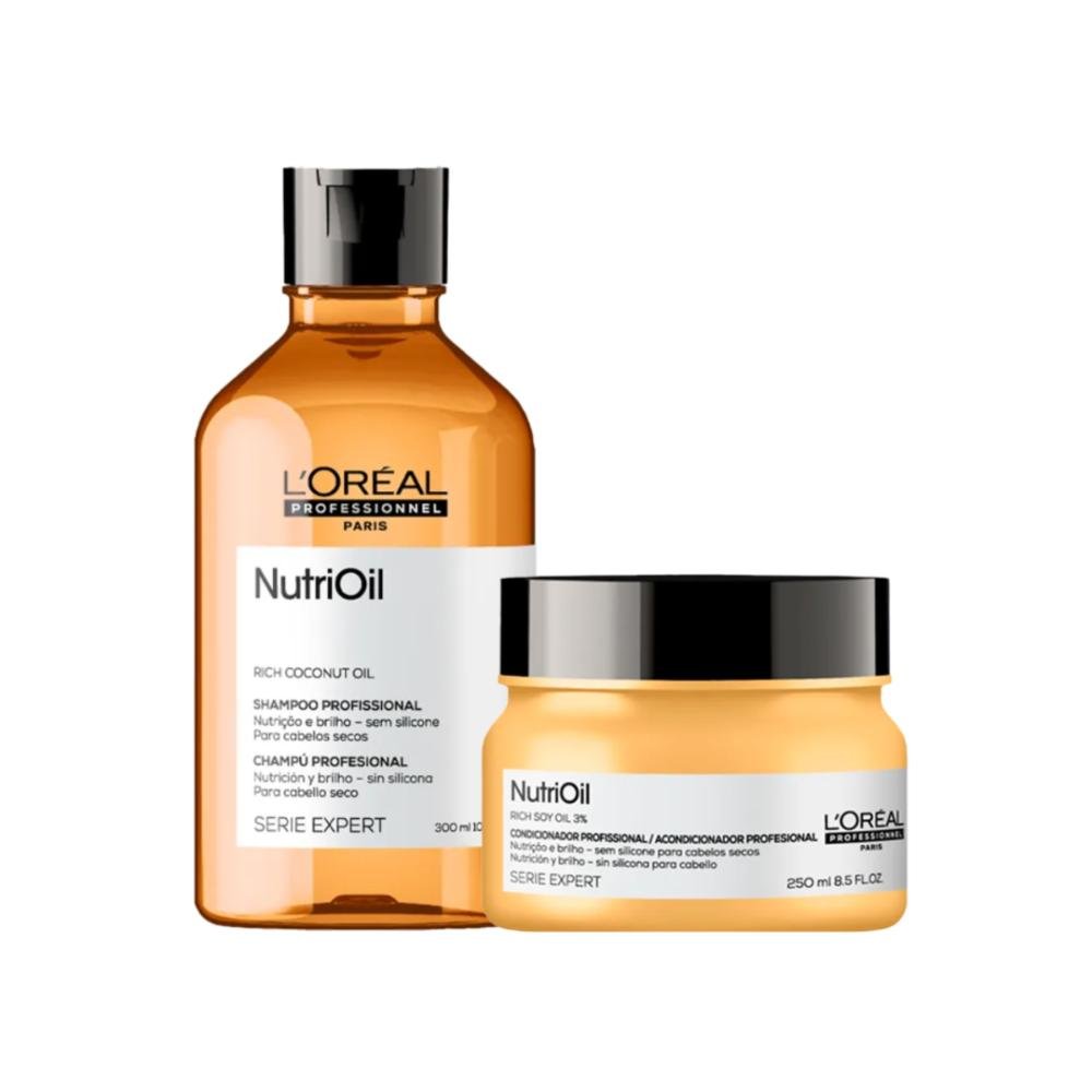 Kit NutriOil Shampoo 300ml e Máscara 250g Único 3