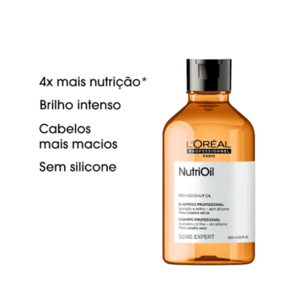 Kit NutriOil Shampoo 300ml e Máscara 250g Único 4