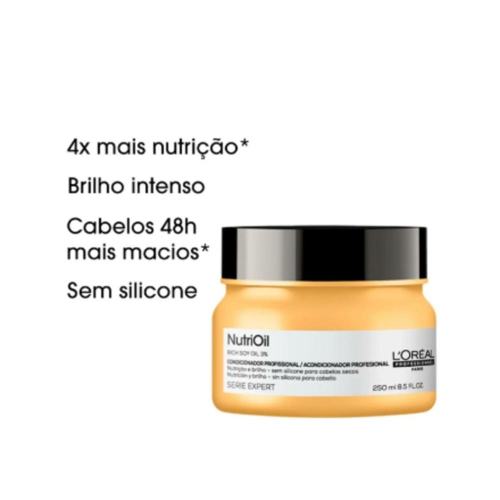 Kit NutriOil Shampoo 300ml e Máscara 250g Único 5