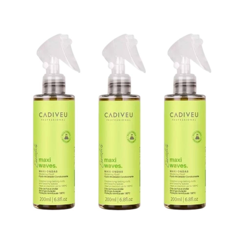 Kit 3 Ativadores De Cachos Bossa Nova 215ml - Cadiveu ÚNICO 4