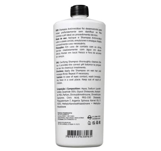 Antirresíduo Shampoo de 1L - Felps 1L 2