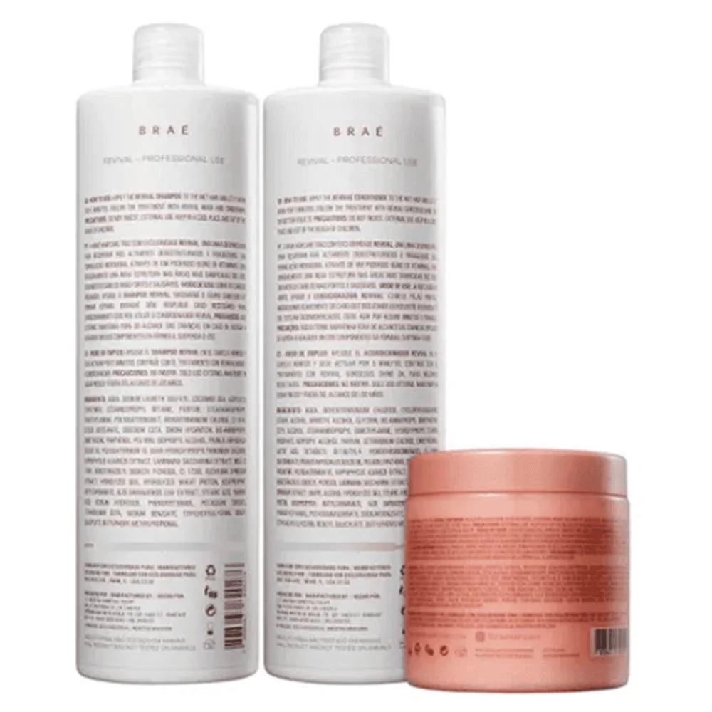 Brae Revival Kit Tratamento Profissional (3 Produtos) ÚNICO 2