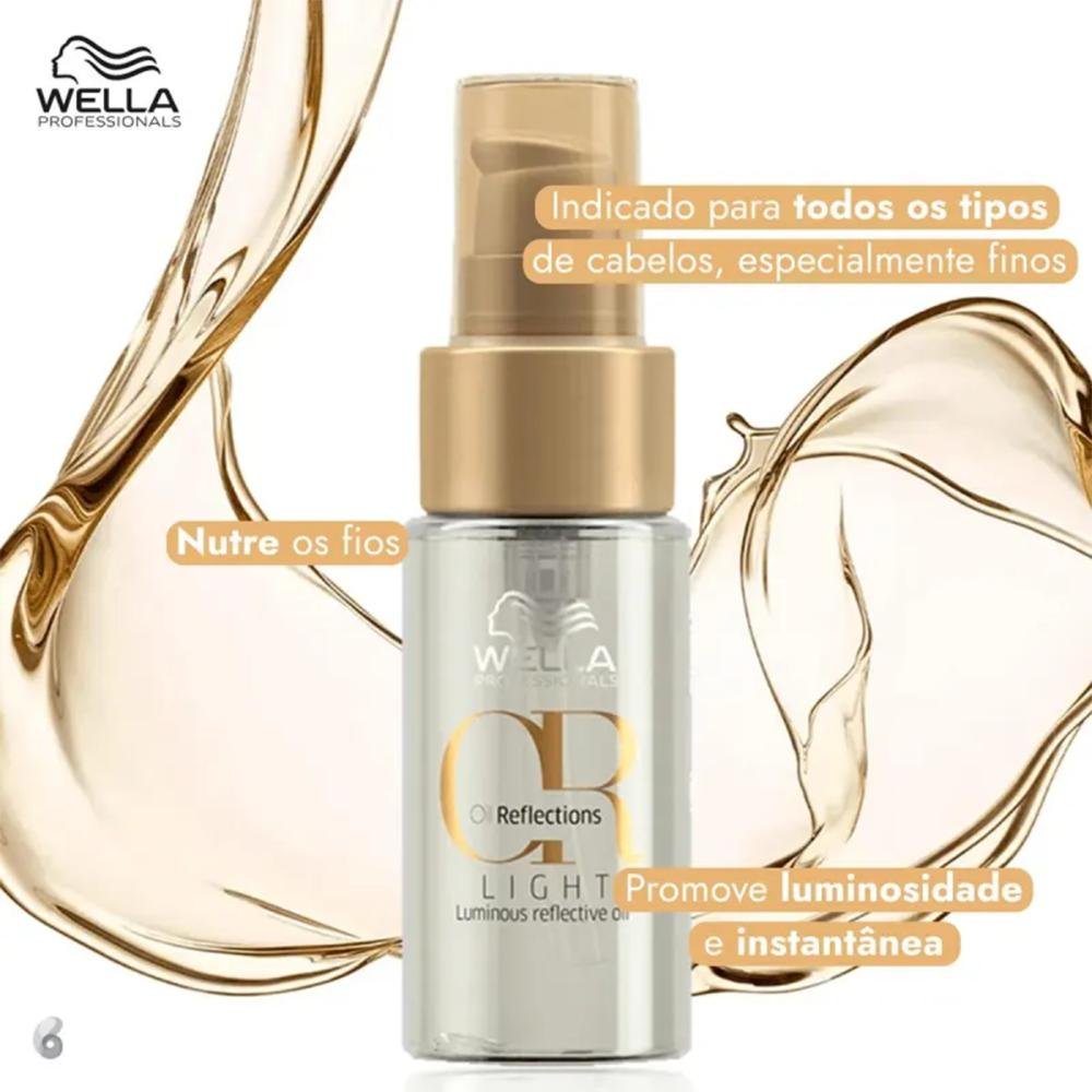 Kit 2 Máscaras Nutri Enrich 150ml e 3 Oil Reflections Light 30ml ÚNICO 4