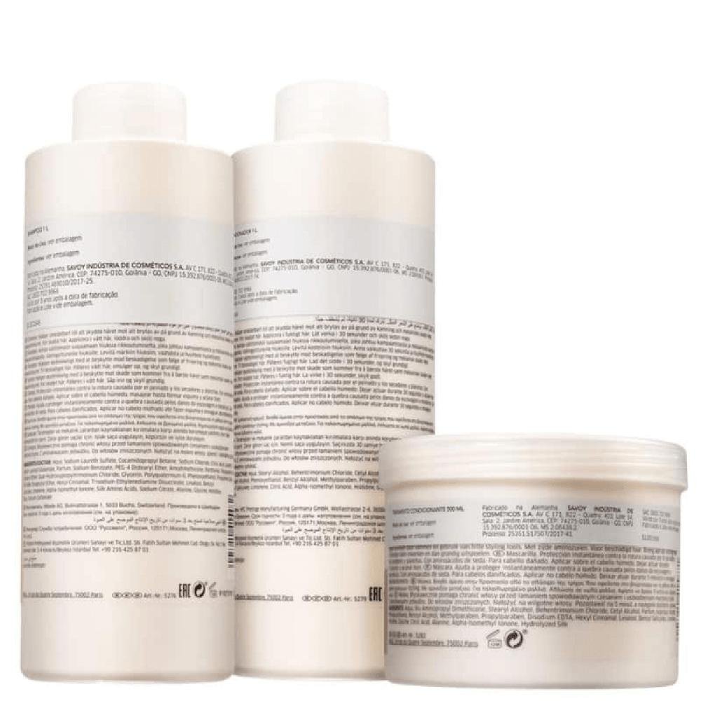 Kit Fusion Shampoo, Condicionador 1L e Mascara 500ML - Wella ÚNICO 2