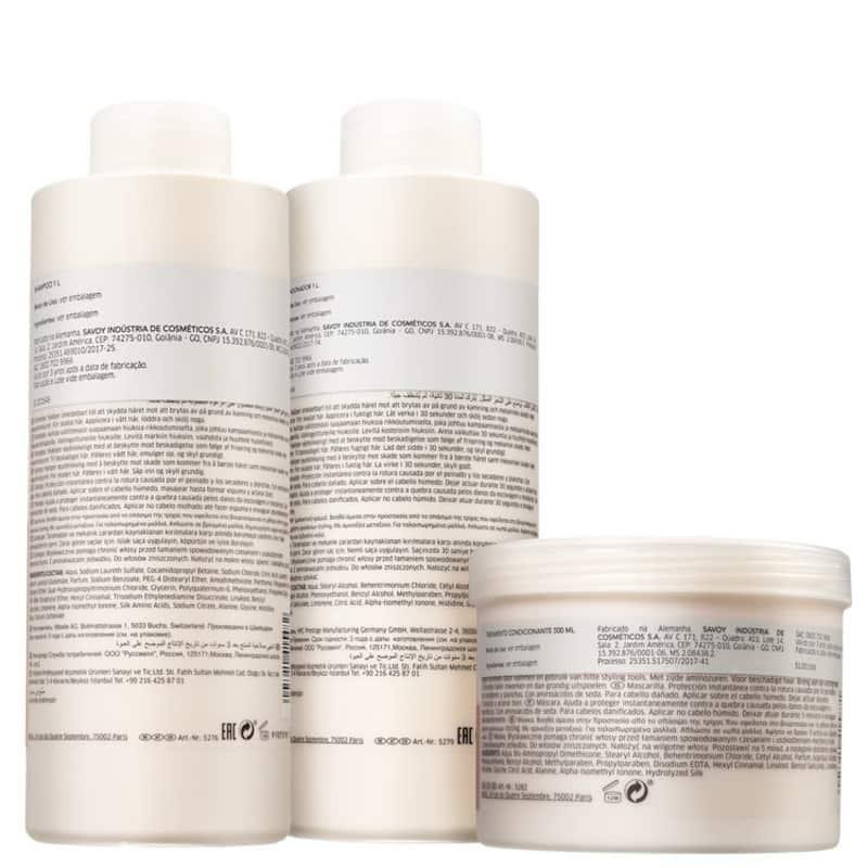Kit Fusion Shampoo, Condicionador 1L e Mascara 500ML - Wella ÚNICO 6