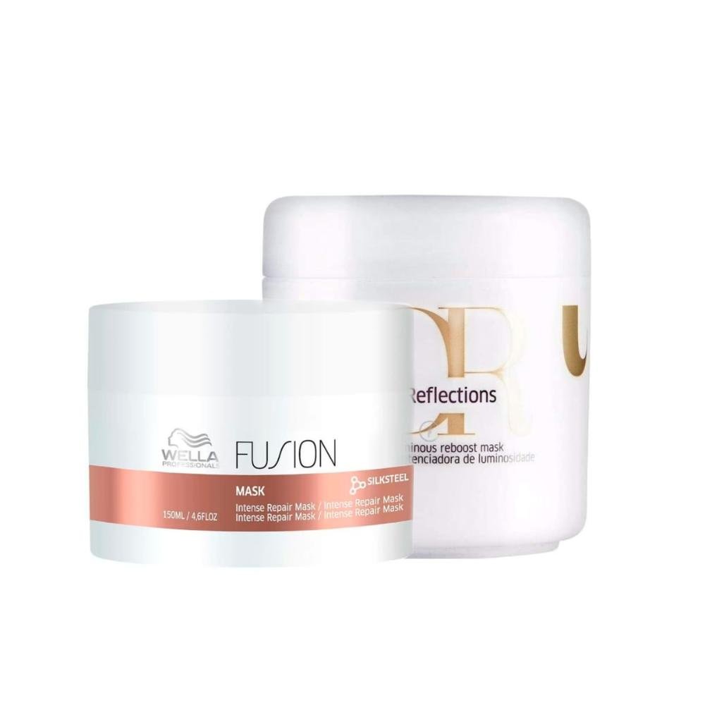 Kit Máscaras Fusion e Oil Reflections - Wella ÚNICO 1