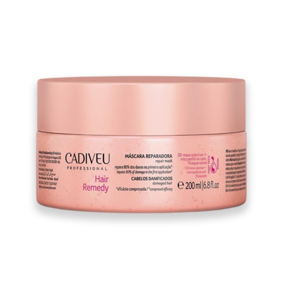 Kit Sh. Cond. e Mascara Hair Remedy 200ml - Cadiveu ÚNICO 4