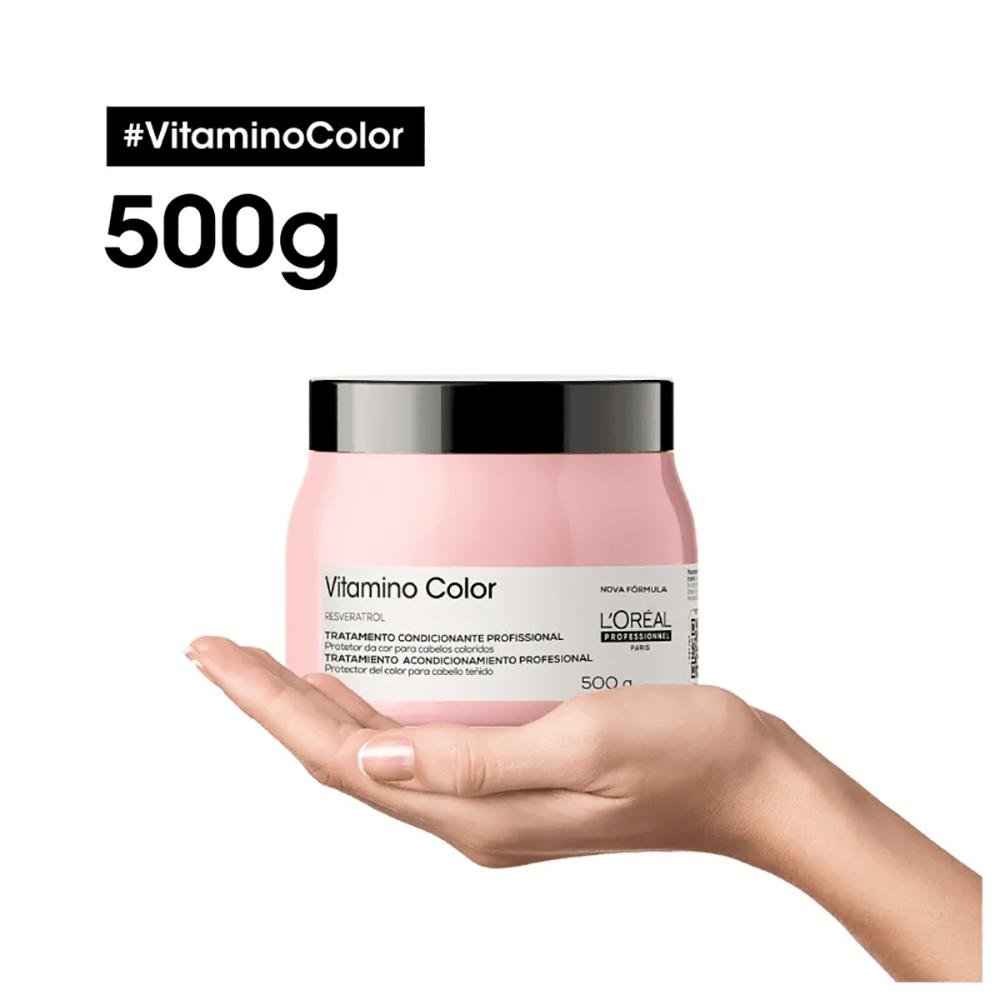 Máscara Vitamino Color 500ml - L'Oréal Professionnel 500ml 4