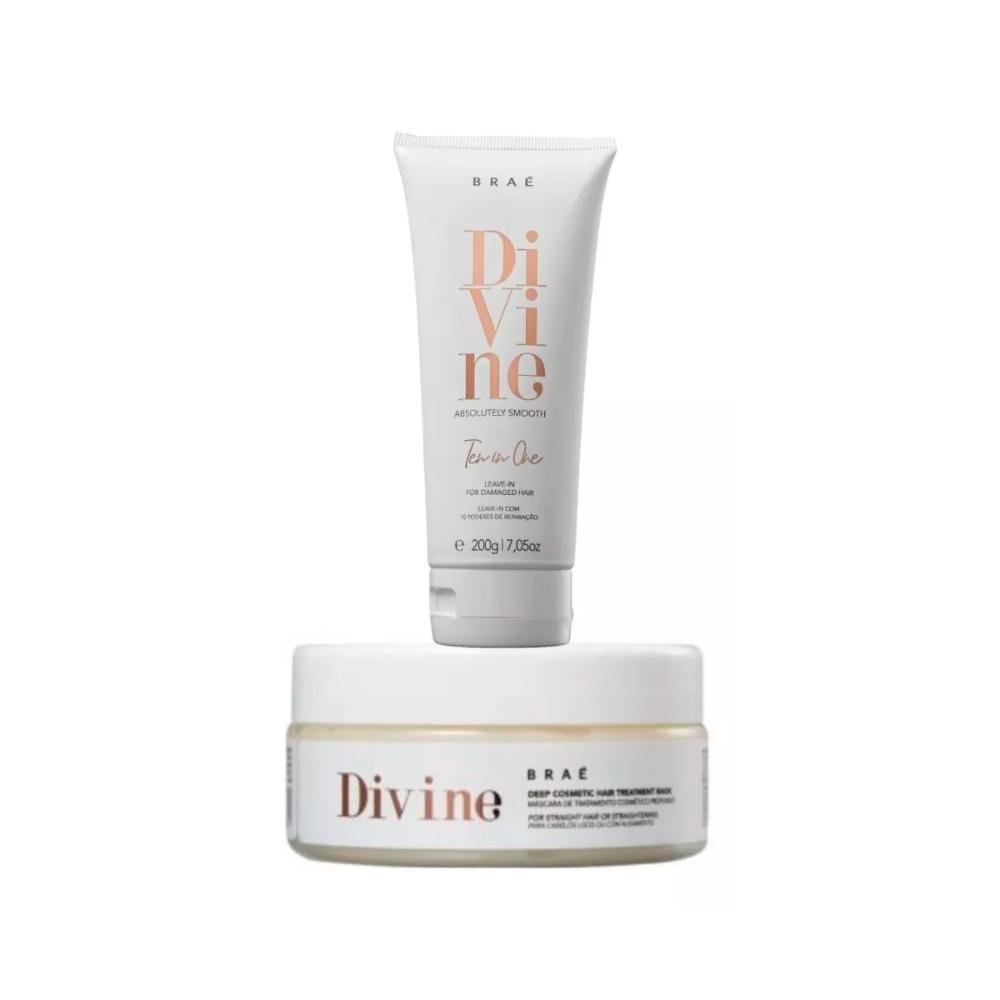 Máscara Divine 200ml e Ten in One - Leave-in - 200g Braé