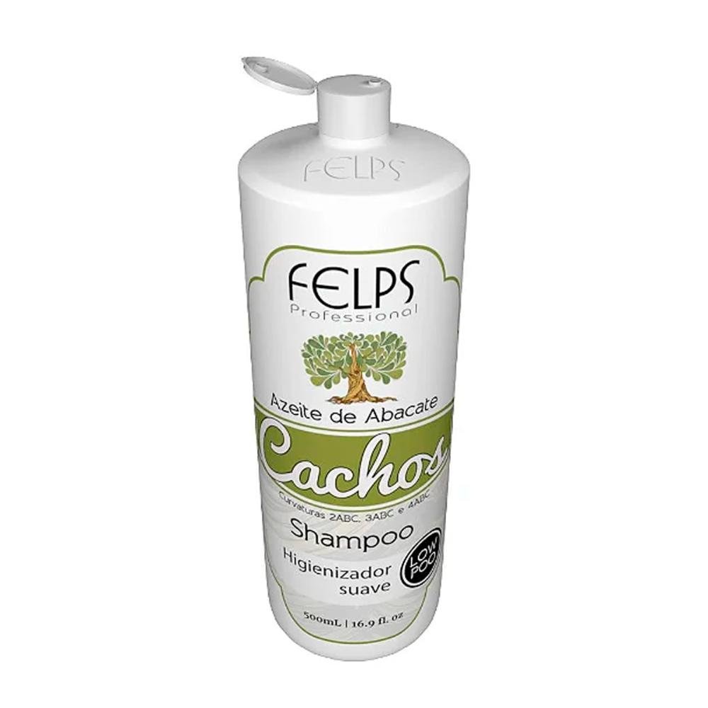 Shampoo Cachos Azeite de Abacate 500ml - Felps 500ml 3