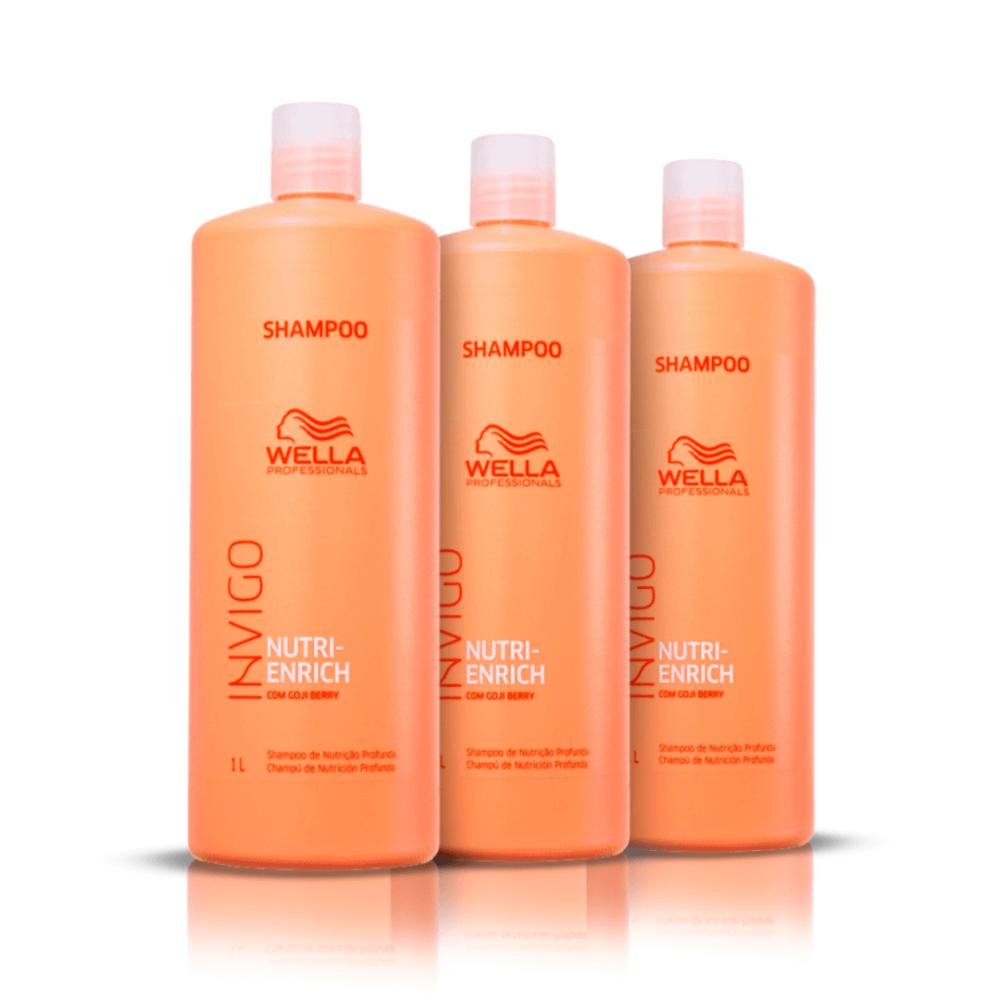 Shampoo Invigo Nutri-Enrich 1L (3und) - Wella Professional ÚNICO 1