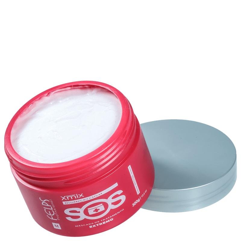 SOS tratamento extremo Máscara capilar de 300g - Felps 300g 5