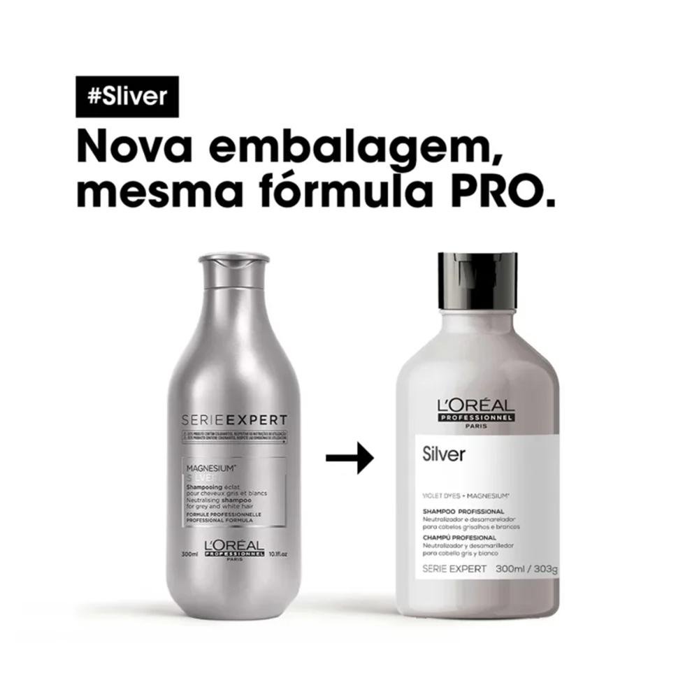 Shampoo Silver 300ml - L'oreal 300ml 4