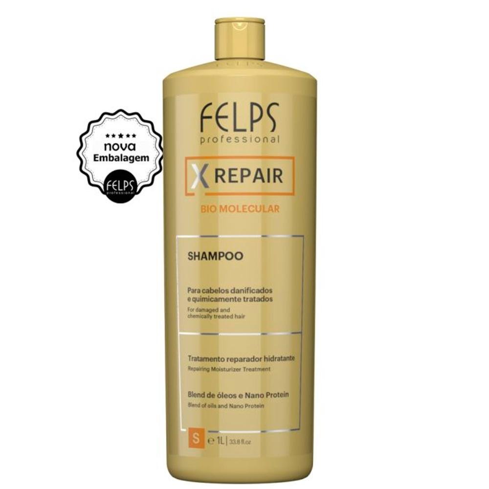 Shampoo Xrepair Bio Molecular 1L - Felps