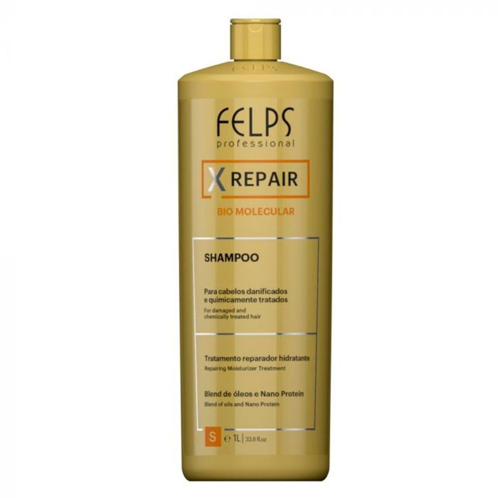Shampoo Xrepair Bio Molecular 1L - Felps 1L 2