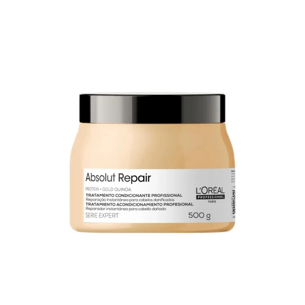Kit L'oreal Professionnel Shampoo Serie Expert Absolut Repair Gold Quinoa + Mascara Protein Instant ÚNICO 3