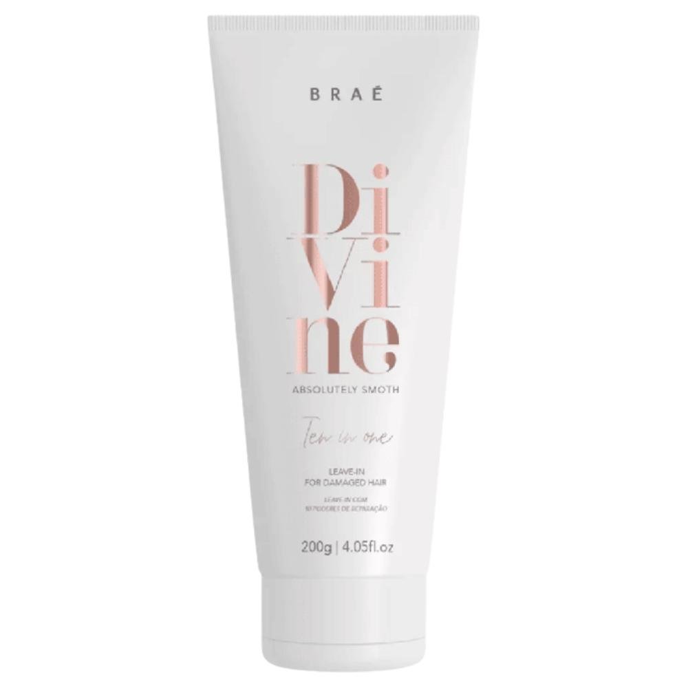 Braé divine leave in ten in one 200g + óleo gorgeous 60ml ÚNICO 3