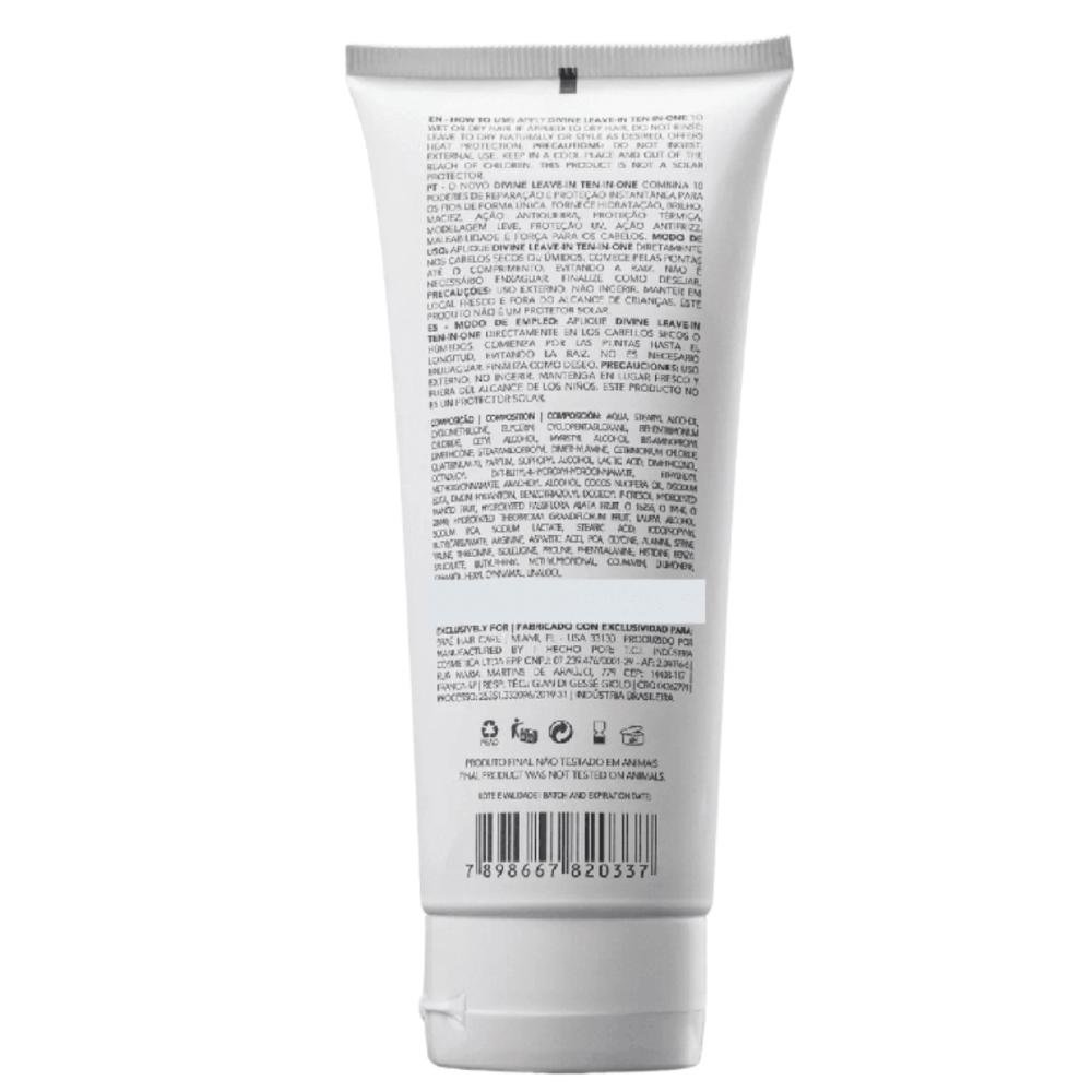 Braé divine leave in ten in one 200g + óleo gorgeous 60ml ÚNICO 4