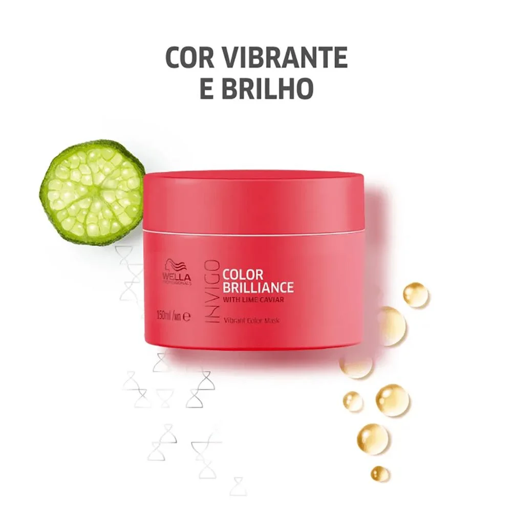 Máscara Invigo Color Brilliance Wella Professionals - 150ml 150ml 2