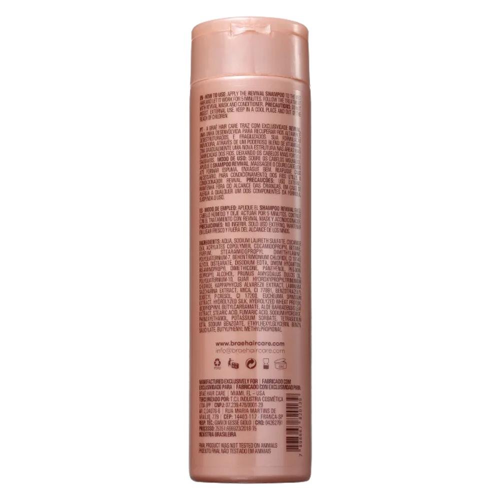 Shampoo BRAÉ Revival Reconstrutor 250ml 250ml 2