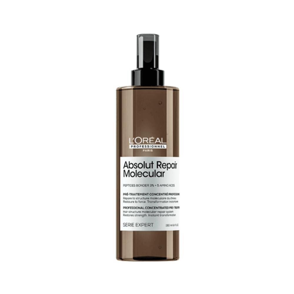 Kit Absolut Repair Molecular Shampoo 300ml, Pré-Shampoo e Leave-in 100ml - LÓreal ÚNICO 2