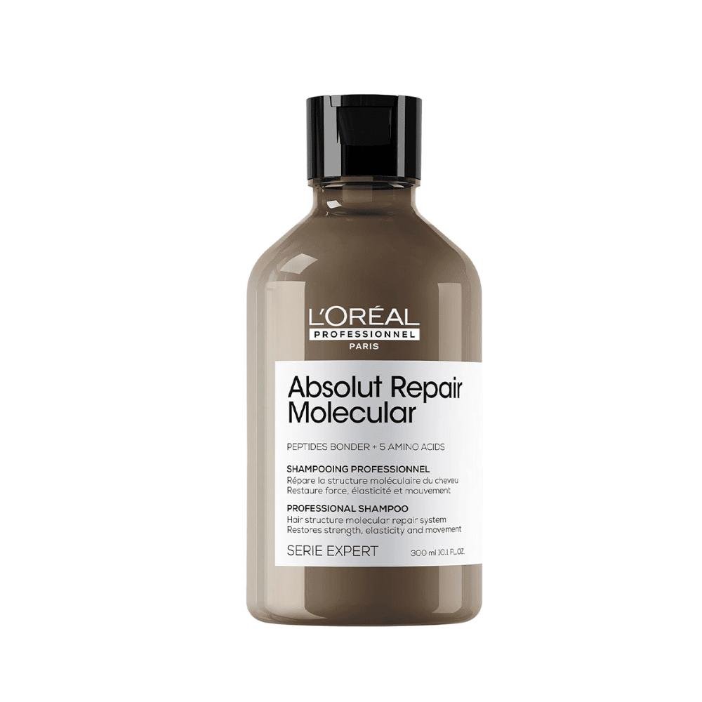 Kit Absolut Repair Molecular Shampoo 300ml, Pré-Shampoo e Leave-in 100ml - LÓreal ÚNICO 3
