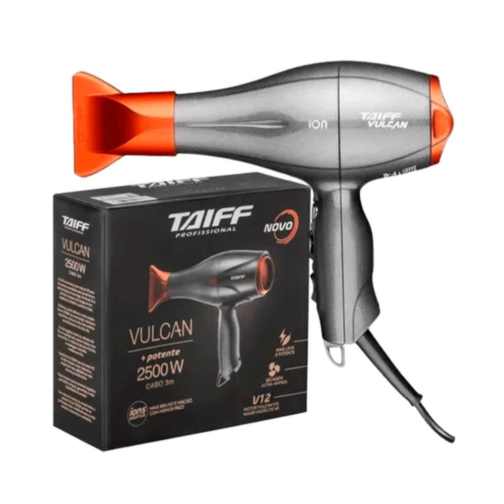 Kit Secador + Chapa Ultra Vulcan Salon - Taiff Profissional 127V 5
