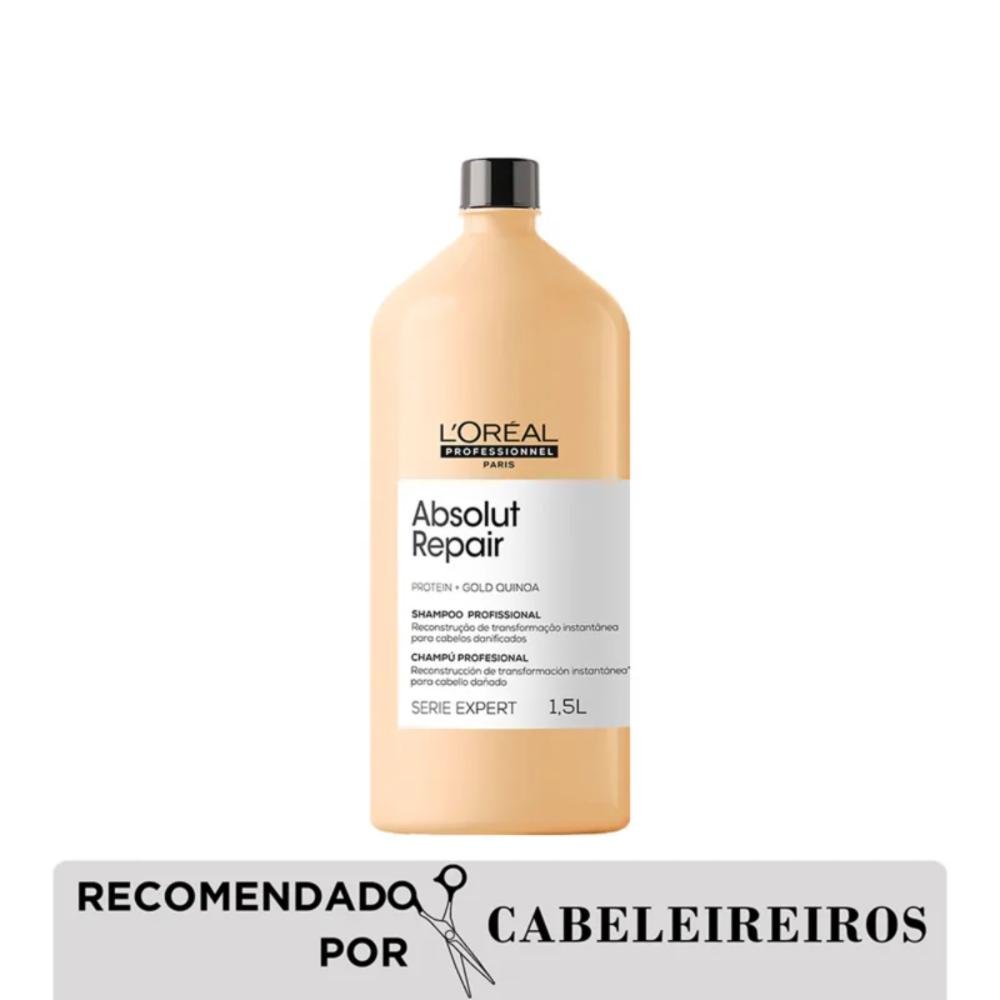 Kit Shampoo e Condicionador 1,5L , Mascara 500ml e Oil Reparador Absolut Repair 90ml - L'Oreal Professionnel ÚNICO 2