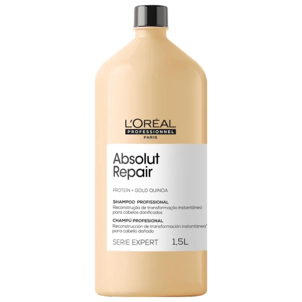 Kit Shampoo e Condicionador 1,5L , Mascara 500ml e Oil Reparador Absolut Repair 90ml - L'Oreal Professionnel ÚNICO 3