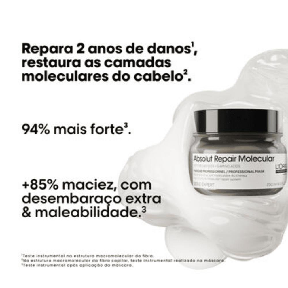 Absolut Repair Molecular Máscara 150g -L'Oréal Professionnel 150g 2