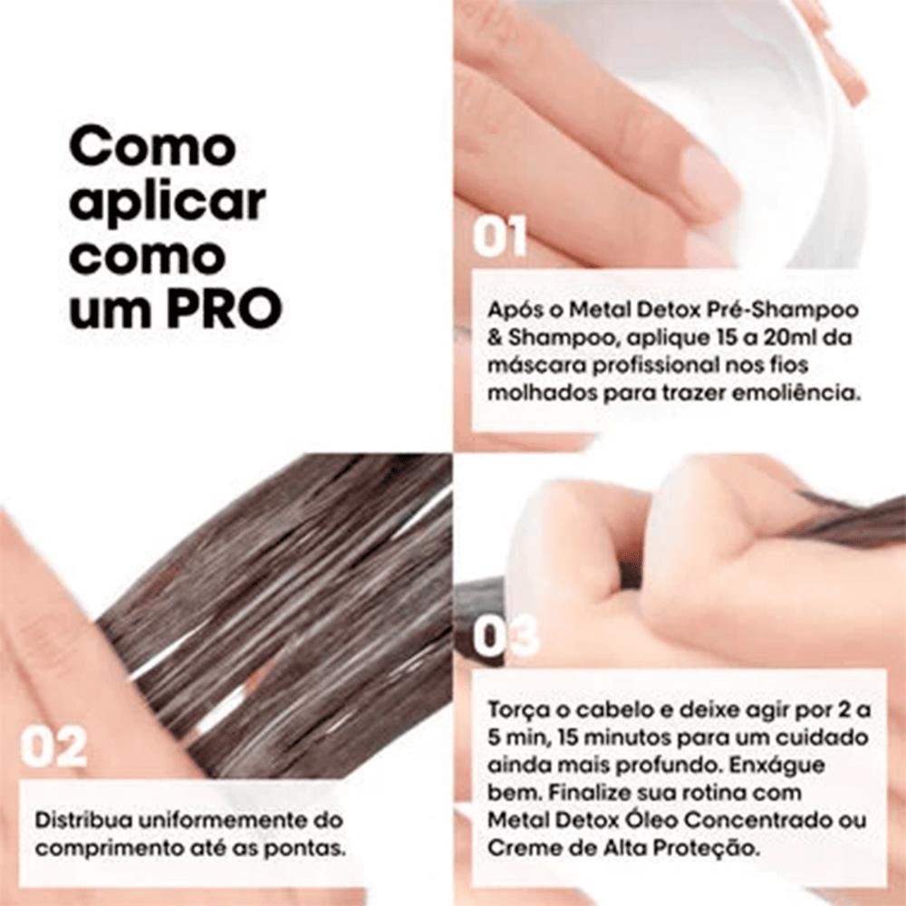 Máscara Expert Metal Detox 150ml - L'Oréal Professionnel 150ml 7